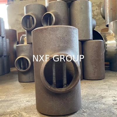 API 5L X42 X52 X60 X65 Forged Barred Equal Tee ASME B16.5 MSS-SP 75 Butt Weld Pipe Fittings Wall Thickness SCH 5s-SCH XXS
