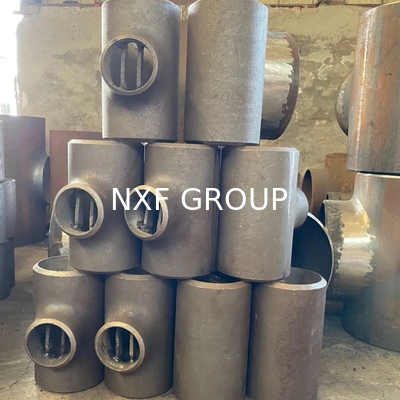 API 5L X42 X52 X60 X65 Forged Barred Equal Tee ASME B16.5 MSS-SP 75 Butt Weld Pipe Fittings Wall Thickness SCH 5s-SCH XXS