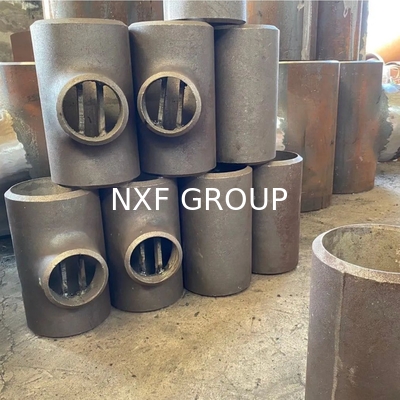 API 5L X42 X52 X60 X65 Forged Barred Equal Tee ASME B16.5 MSS-SP 75 Butt Weld Pipe Fittings Wall Thickness SCH 5s-SCH XXS