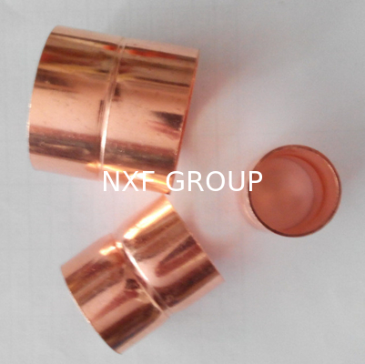 NXF Copper Coupling TP2 Cu-DHP C12200 C1220 Reducing Socket Copling/Reducing Bell Coupling/Equal Coupler