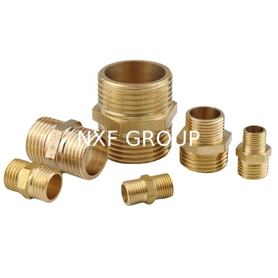 CA360 Brass Male Female Compress Double Barrel Tube Union Straight Fitting Suitable for Temperature Range -65°F to 250°F