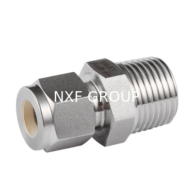 Excellent Durability Double Ferrule Compression Tube Fittings for Equal Pipe Lines Connect in 304/316 Stainless Steel