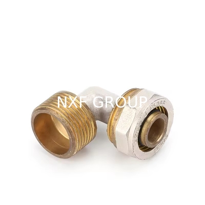 Thread Ferrule Connecting Pex Compression Pipe Fittings Female Male Elbow Tee Socket Brass Material with Hexagon Head Code