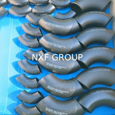 ANSI JIS DIN ASME Standard Seamless Carbon Steel Tube Elbows Butt Weld Steel 45/90 Degree Elbow