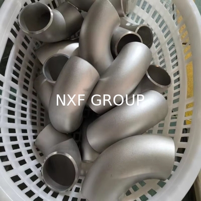 NXF ASTM B333 B622 B775 Alloy B-2 / UNS N10665 Pipe Fittings DN15-1200 SCH10-XXS 90 Degree LR SR Elbow with Butt Welding