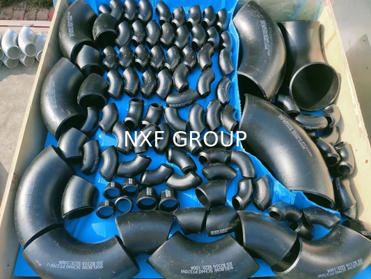 ANSI JIS DIN ASME Standard Seamless Carbon Steel Tube Elbows Butt Weld Steel 45/90 Degree Elbow