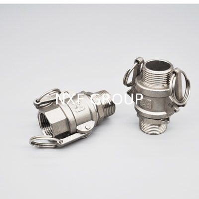 Equal Quick Release Camlock Coupling X Hose Adapter Aluminium Brass Stainless Steel Pipe Fittings Water Gas Oil JIS Casting