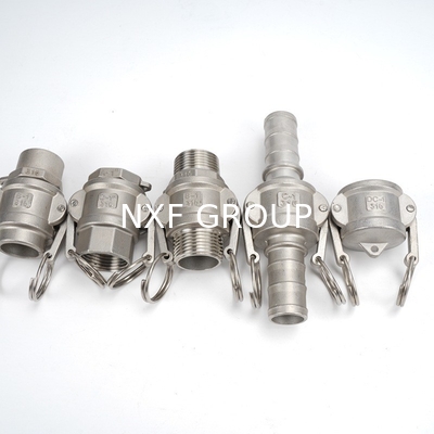 Equal Quick Release Camlock Coupling X Hose Adapter Aluminium Brass Stainless Steel Pipe Fittings Water Gas Oil JIS Casting