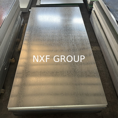 0.21-0.50mm Thickness NXF SS400 Galvanized Steel Plate for Building Materials Z61-Z80 Non-oiled and Customizable