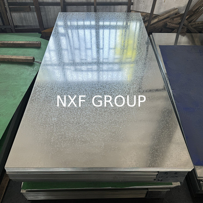 0.21-0.50mm Thickness NXF SS400 Galvanized Steel Plate for Building Materials Z61-Z80 Non-oiled and Customizable