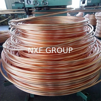 Refrigeration Level Wound Copper Tube LWC Pancake Coil with 0.25-2.00mm Thickness