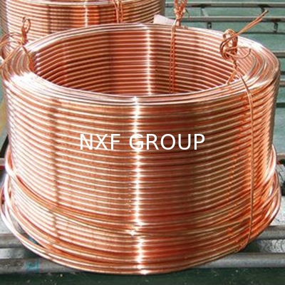Refrigeration Level Wound Copper Tube LWC Pancake Coil with 0.25-2.00mm Thickness