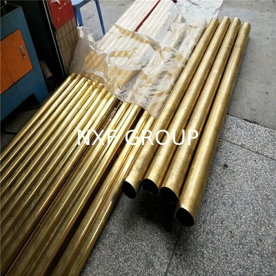 500mm 10000mm Length Custom Size Seamless C44300 Cuzn28sn1 Brass Tube for Heat Exchanger