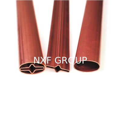40% Elongation NXF Special Pipe TP1 TP2 Oval and Cross Tube GB/T17791 Copper Tube for Bending Cutting Welding Services
