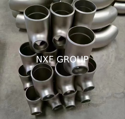 Polished DN 15-1500 Standard 1pc MOQ ASTM B574 B619 ALLOY C-4/W.NR 2.4610/UNS N06455/AWS 052 Butt Welding Straight Tee