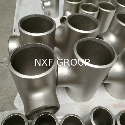 Polished DN 15-1500 Standard 1pc MOQ ASTM B574 B619 ALLOY C-4/W.NR 2.4610/UNS N06455/AWS 052 Butt Welding Straight Tee