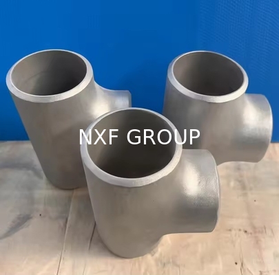 Customized Support 2 Inch SCH40 Aluminum Alloy 6061 6063 Straight Tees for NXF Butt Welded Seamless
