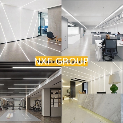 NXF 6000 Series LED Profiles for Cabinet CNC Processing Cutting Punching Architectural Decoration Aluminum Profiles