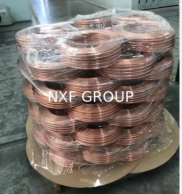 Customizable Cutting Service NXF Essential Copper Pancake Coil 3/4" 19mm x0.8mmx15m for Refrigeration Air Conditioners
