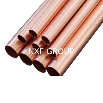 NXF OEM T2 Copper Tube TP2 for Medical Coil Direct Production Supply in Yellow and Paint Spraying Surface
