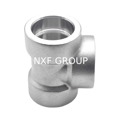 NXF ASTM B333 B622 B775 Alloy B-2 / UNS N10665 / W.Nr. 2.4617 DN 6-1200 Socket Welded Tee for High Pressure Applications