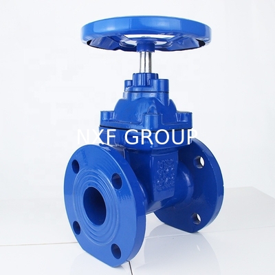 General Manual Gate Valve with Ductile Cast Iron GGG50 Hand Wheel Resilient Seated Water Seal DIN Pn10 Pn16 OEM Supported