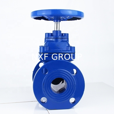 General Manual Gate Valve with Ductile Cast Iron GGG50 Hand Wheel Resilient Seated Water Seal DIN Pn10 Pn16 OEM Supported