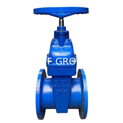 General Manual Gate Valve with Ductile Cast Iron GGG50 Hand Wheel Resilient Seated Water Seal DIN Pn10 Pn16 OEM Supported