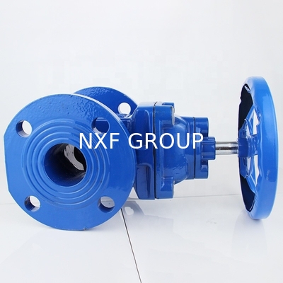 General Manual Gate Valve with Ductile Cast Iron GGG50 Hand Wheel Resilient Seated Water Seal DIN Pn10 Pn16 OEM Supported