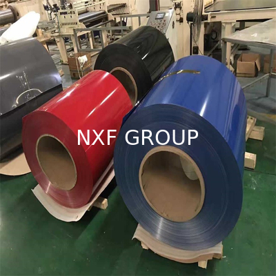 Customized Length High Durable Color Coated Aluminum Coil for Bending Welding Punching Cutting 3-8 Tons Coil Weight
