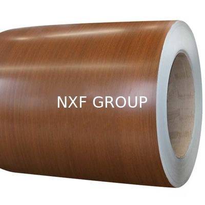 Wood Roller Coated Aluminum Sheet Coil with 3-8 Tons Coil Weight and Durable Bending Welding Punching Cutting Services