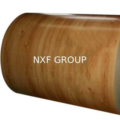 Wood Roller Coated Aluminum Sheet Coil with 3-8 Tons Coil Weight and Durable Bending Welding Punching Cutting Services