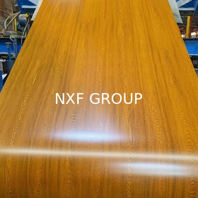 Wood Roller Coated Aluminum Sheet Coil with 3-8 Tons Coil Weight and Durable Bending Welding Punching Cutting Services