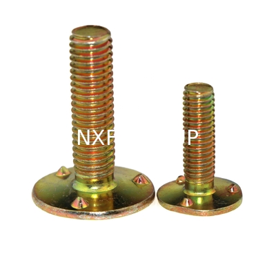 Unc Thread DIN 15237 Yellow Zinc Elevator Bucket Bolt Belt Bolt 280*250*180 for Elevator Maintenance and Repair