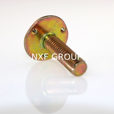 Unc Thread DIN 15237 Yellow Zinc Elevator Bucket Bolt Belt Bolt 280*250*180 for Elevator Maintenance and Repair