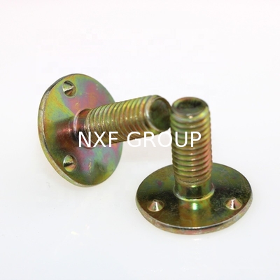 Unc Thread DIN 15237 Yellow Zinc Elevator Bucket Bolt Belt Bolt 280*250*180 for Elevator Maintenance and Repair