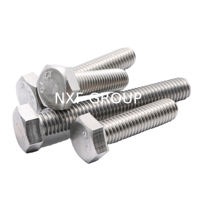 Hexagonal Head Bolts and Nuts Ss 304 316 Stainless Steel Galvanized Steel DIN931 DIN933 Half Thread