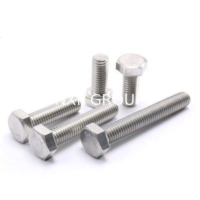 Hexagonal Head Bolts and Nuts Ss 304 316 Stainless Steel Galvanized Steel DIN931 DIN933 Half Thread