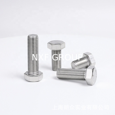 Hexagonal Head Bolts and Nuts Ss 304 316 Stainless Steel Galvanized Steel DIN931 DIN933 Half Thread