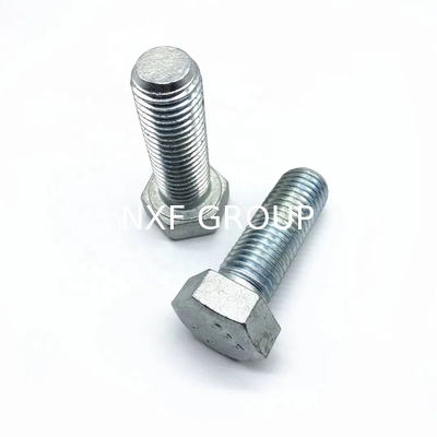High Tensile Bright ZINC Plated Hexagon Hex Bolt and Nut Length Customers' Requests DIN931 DIN 933