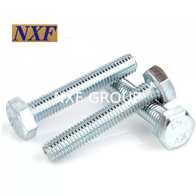 Super Duplex Stainless Steel Hexagon Head Bolts S31803 2205 DIN933 OD M6*20mm D6 with White Finish