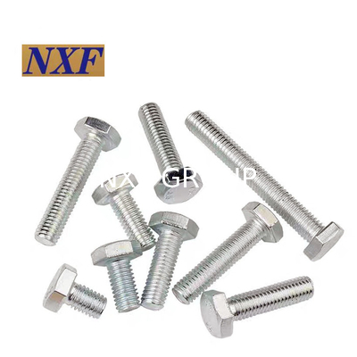 Super Duplex Stainless Steel Hexagon Head Bolts S31803 2205 DIN933 OD M6*20mm D6 with White Finish