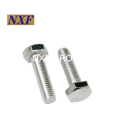 Super Duplex Stainless Steel Hexagon Head Bolts S31803 2205 DIN933 OD M6*20mm D6 with White Finish