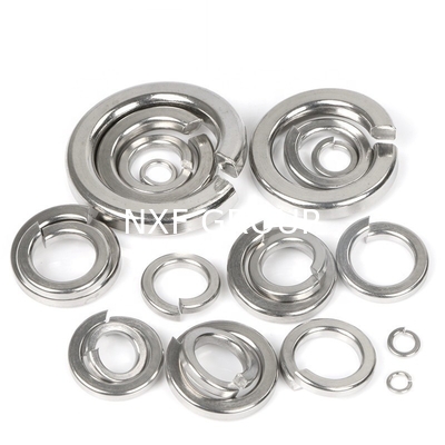 Split Spring Washer DIN 127 Grade ASTM A193 GR.B8T 3/4" 7/8" Self Color Stainless Steel Lock Washer Plain Style Split