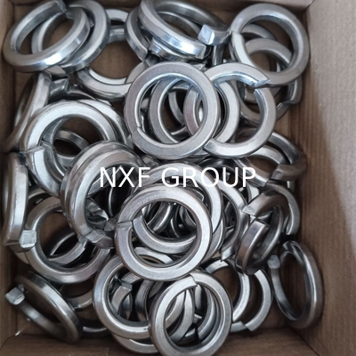 Split Spring Washer DIN 127 Grade ASTM A193 GR.B8T 3/4" 7/8" Self Color Stainless Steel Lock Washer Plain Style Split
