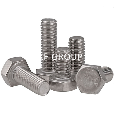 Hastelloy C-276 DIN933 M6* 10-40 mm Hexagon Head Bolt for and Plain Finish