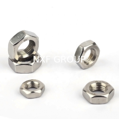 ASTM A276M Duplex 2205 F51 S32205 DIN439 ISO4035 Hex Thin Nut Hex Jam Nut for Oil Gas Industry Applications