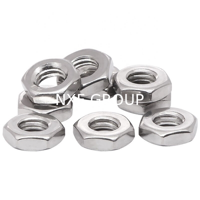 ASTM A276M Duplex 2205 F51 S32205 DIN439 ISO4035 Hex Thin Nut Hex Jam Nut for Oil Gas Industry Applications