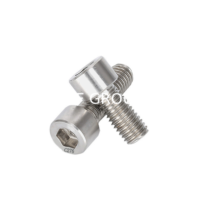 Grade Hastelloy C-276 Plain Finish Hex Bolt DIN912 M6*10-40mm ANSI Standard Hexagon Socket Bolt