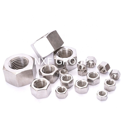 Polished Finish Duplex Steel Hex Nuts ASTM A276M Grade UNS S32205 1.4462 for Industrial Applications